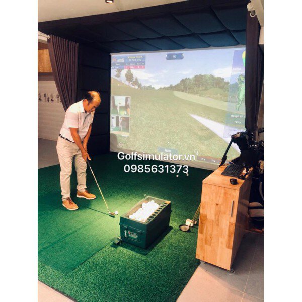 Phòng golf indoor 3D  tại Đà Lạt,Cảm biến Eagle Eye -KOREA