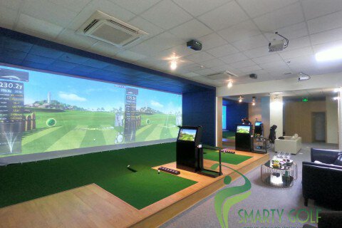 Phòng golf 3D-IMPACT VISION- CAFFE GOLF 3D - Khu Ngoại Giao Đoàn- HN