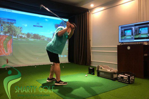 Phòng golf 3D-SKYTRAK GOLF - VH Green bay- HN