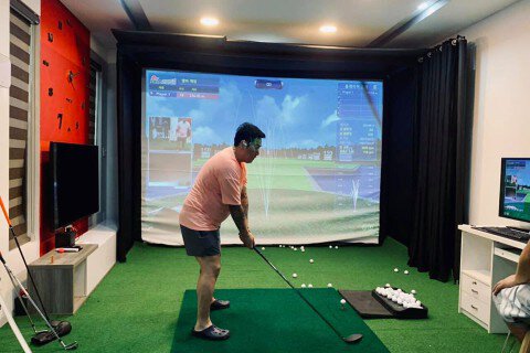 Phòng tập golf 3D- Eagle eye- KĐT Noise- TPHCM