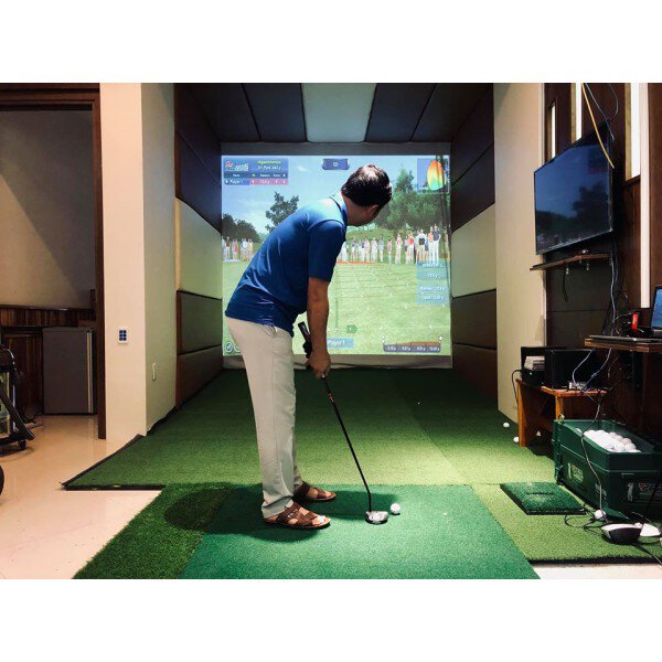 Phòng tập golf 3D- Eagle eye- TP SƠN LA 1,Cảm biến Eagle Eye, Phần mềm Feild Zone, Hơn 100 sân miễn phí